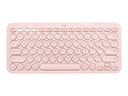 Logitech K380 Multi-Device Bluetooth Keyboard - Teclado - inalámbrico - Bluetooth 3.0 - QWERTY - español - rosa