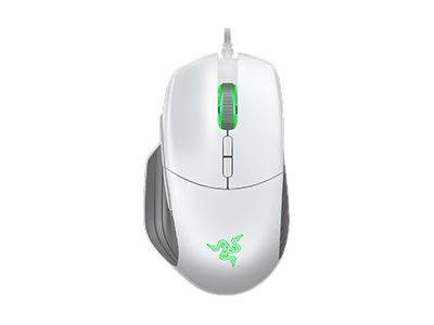Razer Basilisk - Mercury Edition - ratón - diestro - óptico - 8 botones - cableado - USB - blanco mercurio