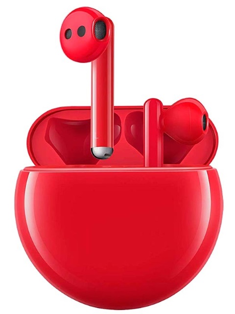 Huawei FreeBuds 3 - Auriculares inalámbricos con micro - auriculares de oído - Bluetooth - cancelación de sonido activo - rojo