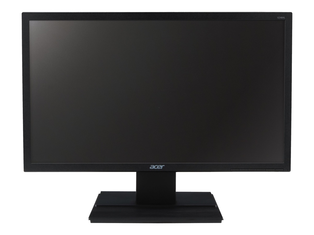 Acer V246HQL - Monitor LED - 23.6" - 1920 x 1080 Full HD (1080p) @ 60 Hz - VA - 250 cd/m² - 5 ms - HDMI, DVI, VGA - negro