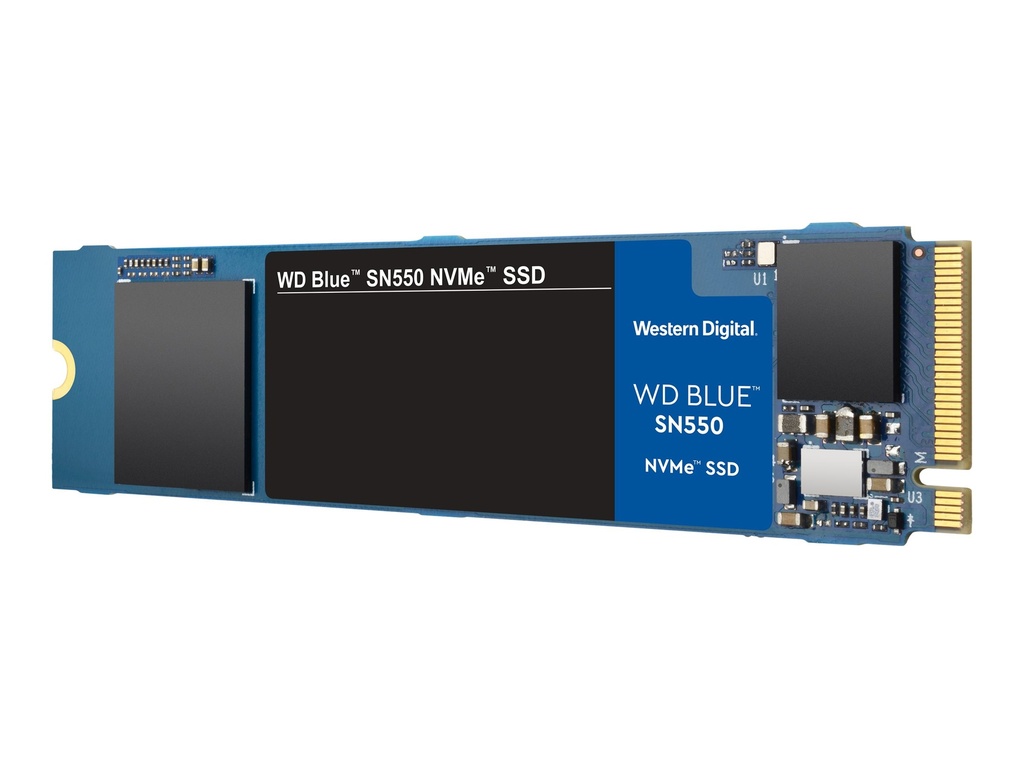 WD Blue SN550 NVMe SSD WDS500G2B0C - Unidad en estado sólido - 500 GB - interno - M.2 2280 - PCI Express 3.0 x4 (NVMe)