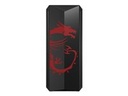 MSI MPG GUNGNIR 100D - Torre - placa ATX extendida - sin fuente de alimentación (ATX) - negro, rojo apasionado - USB/Audio