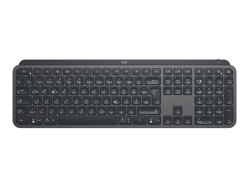 Logitech MX Keys - Teclado - retroiluminación - Bluetooth, 2.4 GHz