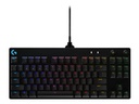 Logitech G Pro Mechanical Gaming Keyboard - Teclado - backlit - USB - interruptor: GX Blue Clicky - negro