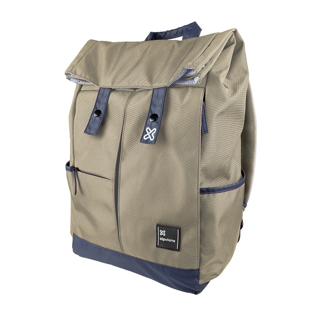Klip Xtreme - Notebook carrying backpack - 15.6" - 600D polyester - Khaki