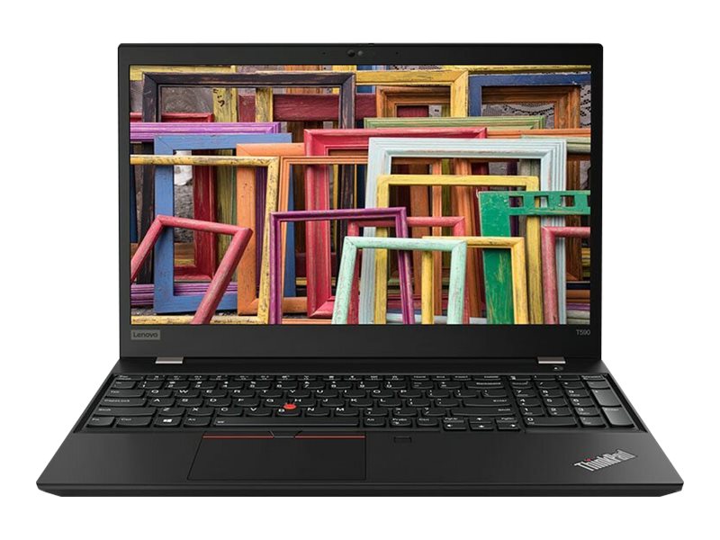 Lenovo ThinkPad T590 20N4 - Core i7 8665U / 1.9 GHz - vPro - Win 10 Pro 64 bits - 16 GB RAM - 512 GB SSD TCG Opal Encryption 2, NVMe - 15.6" IPS pantalla táctil 1920 x 1080 (Full HD) - UHD Graphics 620 - Wi-Fi, Bluetooth - negro - kbd: EE. UU.