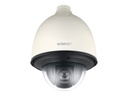 Hanwha Techwin WiseNet Q QNP-6230H - Cámara de vigilancia de red - PTZ - para exteriores - a prueba de vándalos - color (Día y noche) - 2.550.000 píxeles - 1920 x 1080 - 1080p - iris automático - motorizado - audio - compuesto - LAN 10/100 - MPEG-4, MJPEG, H.264, AVC, H.265 - AC 24 V / PoE Plus Class 4