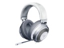 Razer Kraken - Auricular - tamaño completo - cableado - conector de 3,5 mm - aislamiento de ruido - blanco mercurio