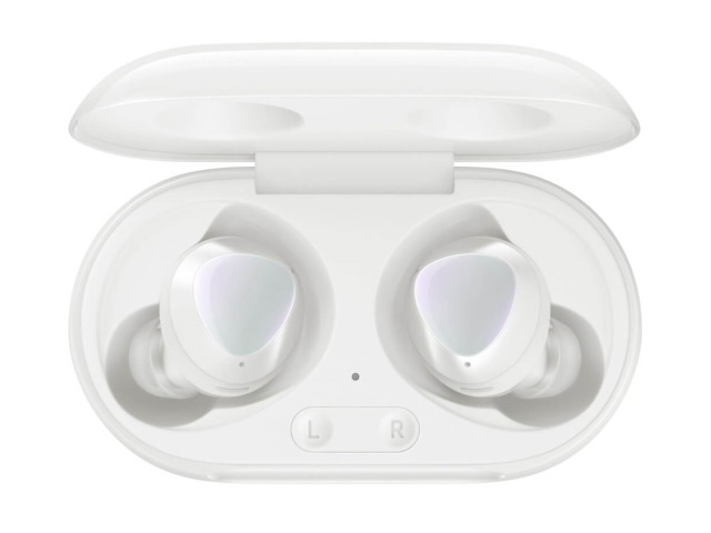Samsung - Galaxy Buds+ - SM-R175NZWAMXO - Wireless -  Blanco - Earbuds:  Batería 85 mAh Case:  270 mAh - Play time Earbuds:   11 hrs Case: 11 hrs Total: 22 hrs - Carga Carga inalambrica Qi Compatible - Recarga 3 min = 60 min Play Time - Modo Ambiente Amplificador de sonido - 2 micrófonos externos + 1 micrófono interno