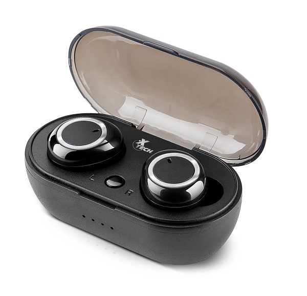 Xtech - Earphones - Para Home audio / Para Portable electronics / Para Tablet / Para Cellular phone - Wireless - TWS-Black XTH-700