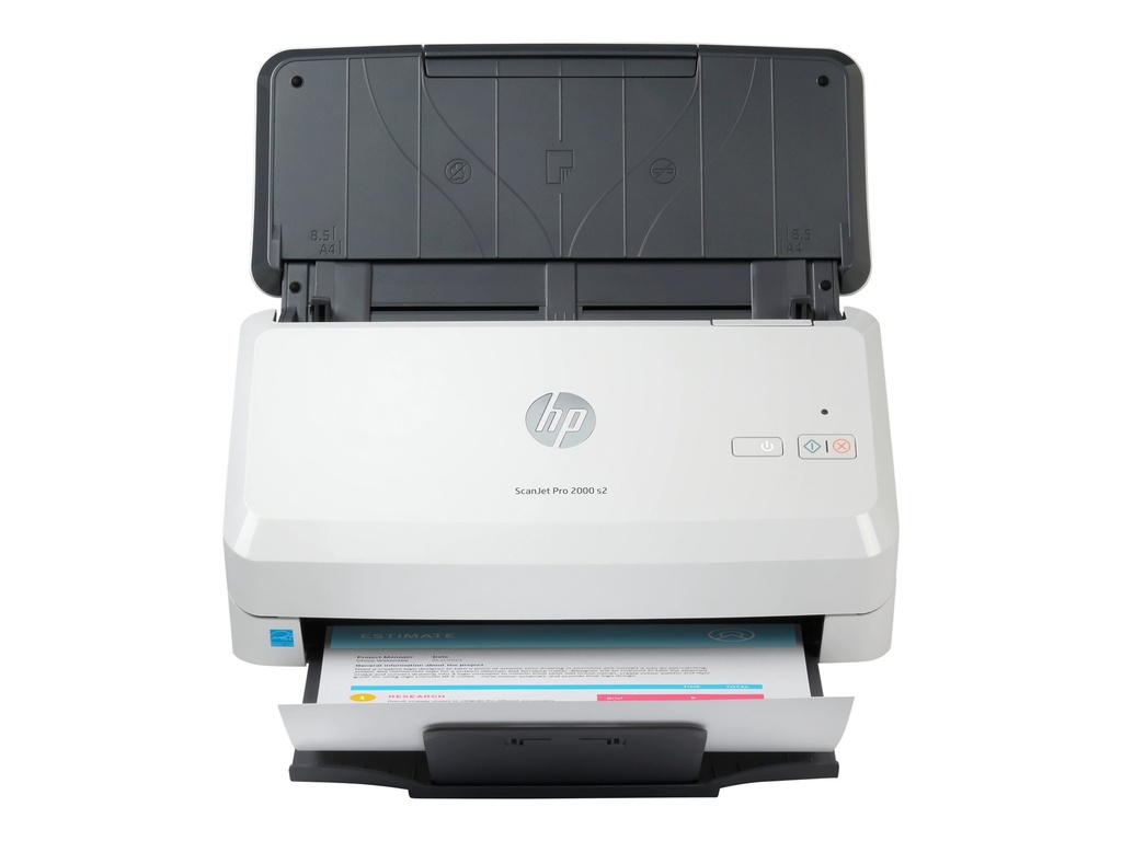 HP Scanjet Pro 2000 s2 Sheet-feed - Escáner de documentos - CMOS / CIS - a dos caras - 216 x 3100 mm - 600 ppp x 600 ppp - hasta 35 ppm (mono) - Alimentador automático de documentos (ADF) (50 hojas) - hasta 3500 exploraciones por día - USB 3.0