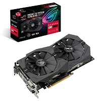 ASUS - ROG-STRIX-RX570-O8G-GAMING - PCI Express 3.0 x16 - AMD - AMD Radeon RX 570 - 8 GB - GDDR5 SDRAM - DisplayPort / DVI / HDMI