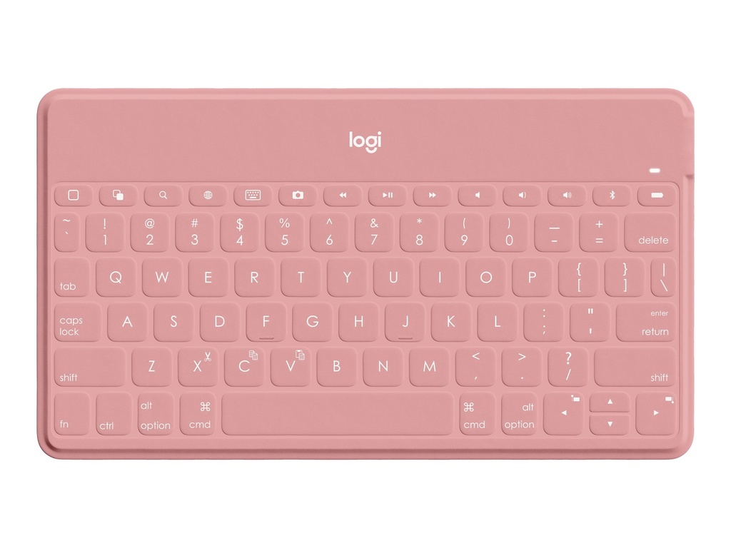 Logitech Keys-To-Go - Teclado - Bluetooth - rosáceo
