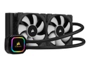 CORSAIR iCUE H100i RGB PRO XT - Sistema de refrigeración líquida del procesador - (para: LGA1156, LGA1155, LGA2011, LGA1150, LGA1151, AM4, LGA2066, LGA1200) - aluminio con base de cobre - 120 mm