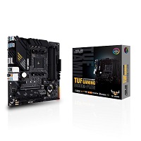 ASUS TUF GAMING B550M-PLUS - Placa base - micro ATX - Socket AM4 - AMD B550 - USB-C Gen2, USB 3.2 Gen 1, USB 3.2 Gen 2 - 2.5 Gigabit LAN - Tarjeta gráfica (CPU necesaria) - HD Audio (8-canales)