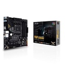 ASUS TUF GAMING B550M-PLUS - Placa base - micro ATX - Socket AM4 - AMD B550 - USB-C Gen2, USB 3.2 Gen 1, USB 3.2 Gen 2 - 2.5 Gigabit LAN - Tarjeta gráfica (CPU necesaria) - HD Audio (8-canales)