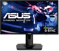 ASUS VG248QG - Monitor LED - 24" - 1920 x 1080 Full HD (1080p) @ 165 Hz - TN - 350 cd/m² - 1 ms - HDMI, DVI-D, DisplayPort - altavoces - negro