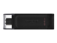 Kingston DataTraveler 70 - Unidad flash USB - 64 GB - USB-C 3.2 Gen 1