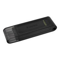 Kingston DataTraveler 70 - Unidad flash USB - 128 GB - USB-C 3.2 Gen 1