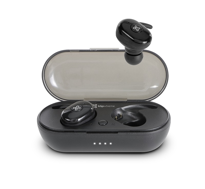 Klip Xtreme - KHS-706BK - Earphones - Para Home audio / Para Portable electronics / Para Tablet / Para Cellular phone - Wireless - TWS Black