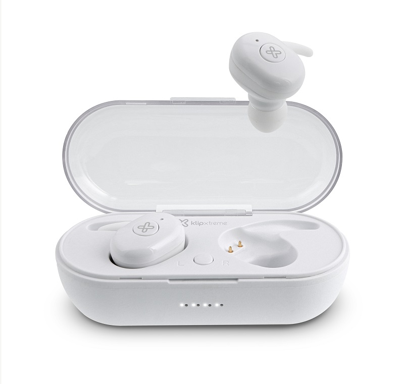 Klip Xtreme - KHS-706WH - Earphones - Para Home audio / Para Portable electronics / Para Tablet / Para Cellular phone - Wireless - TWS White