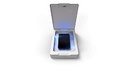 ZAGG InvisibleShield UV Sanitizer - Caja de desinfección por UV para teléfono móvil - hasta 6,9" - blanco
