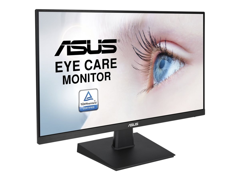 ASUS VA24EHE - Monitor LED - 23.8" - 1920 x 1080 Full HD (1080p) - IPS - 250 cd/m² - 1000:1 - 5 ms - HDMI, DVI-D, VGA - negro