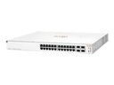 HPE Aruba Instant On 1930 24G Class4 PoE 4SFP/SFP+ 370W Switch - Conmutador - L3 - Gestionado - 24 x 10/100/1000 (PoE) + 4 x 1 Gigabit / 10 Gigabit SFP+ - montaje en rack - PoE (370 W)