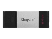 Kingston DataTraveler 80 - Unidad flash USB - 64 GB - USB 3.2 Gen 1 / USB-C