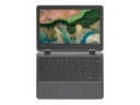 Lenovo 300e Chromebook (2nd Gen) AST 82CE - Diseño plegable - A4 9120C / 1.6 GHz - Chrome OS - 4 GB RAM - 32 GB eMMC - 11.6" IPS pantalla táctil 1366 x 768 (HD) - Radeon R4 - Wi-Fi, Bluetooth - negro - kbd: EE. UU.