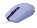 Logitech Gaming Mouse G203 LIGHTSYNC - Ratón - óptico - 6 botones - cableado - USB - lila