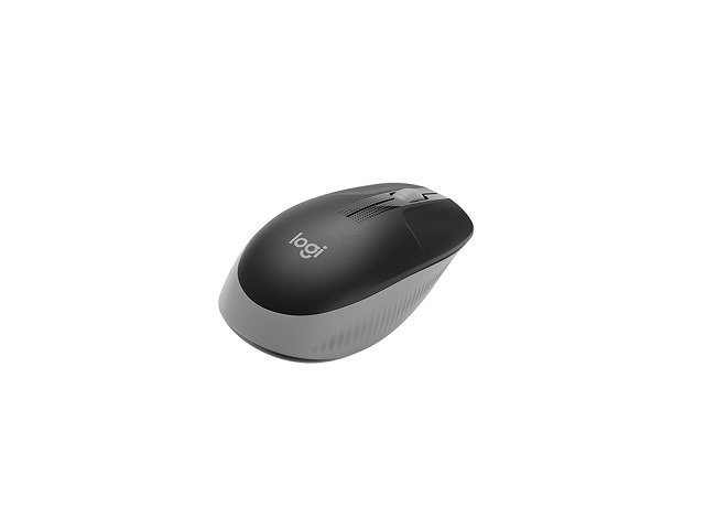 Logitech M190 - Ratón - óptico - 3 botones - inalámbrico - receptor inalámbrico USB - carbón