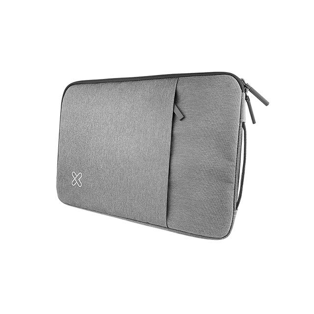 Klip Xtreme - Notebook sleeve - 15.6" - Polyester - Granite silver - with Pocket