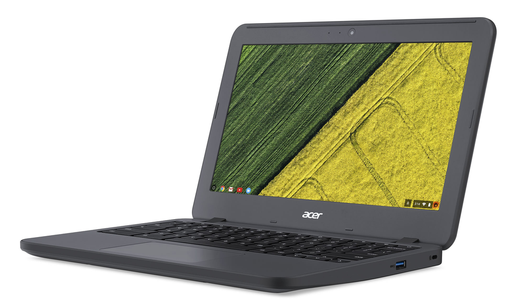 Acer Chromebook 11 N7 C731-C6ZT - Celeron N3060 / 1.6 GHz - Chrome OS - 4 GB RAM - 32 GB eMMC - 11.6" 1366 x 768 (HD) - HD Graphics 400 - Wi-Fi, Bluetooth - gris - kbd: español