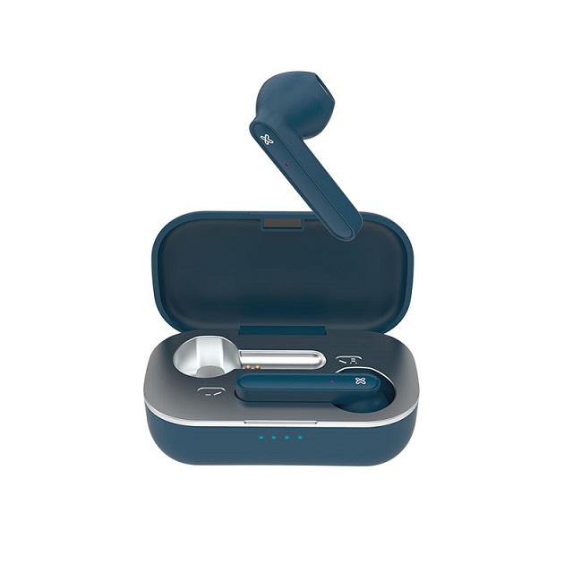 Klip Xtreme - KTE-005BL - Earphones - Para Home audio / Para Portable electronics / Para Tablet / Para Cellular phone - Wireless - TWS Blue 12hr