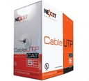 Nexxt Solutions Infrastructure - Bulk cable - UTP - 100 m - RJ-45 a  - Gray - Cat5e 4P CM 100m