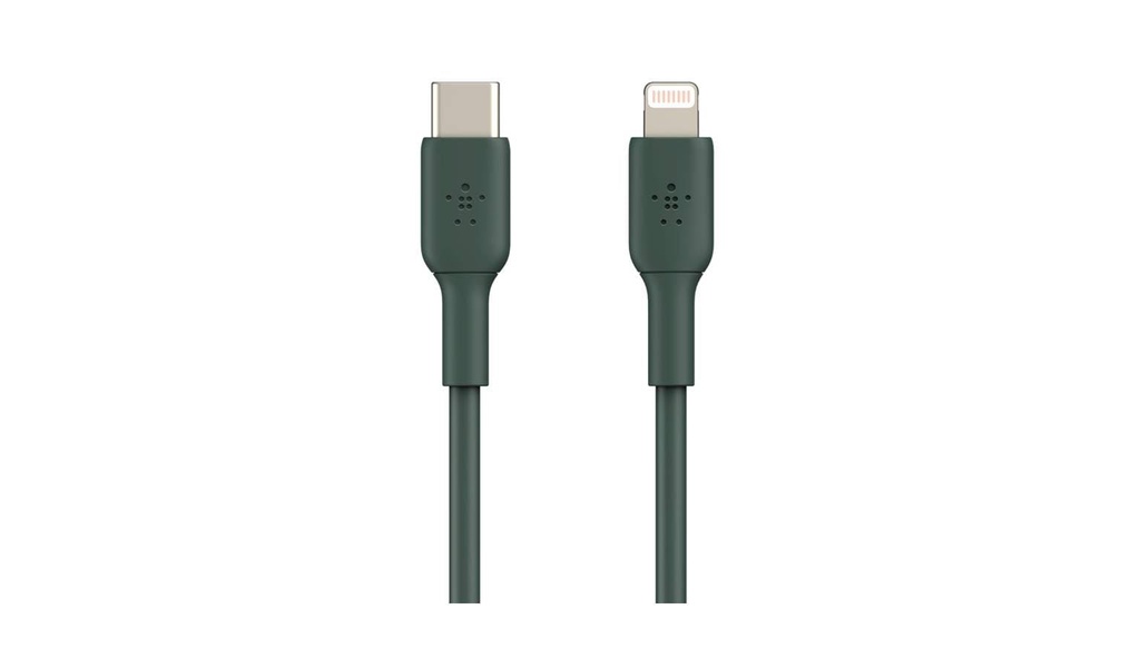 Belkin BOOST CHARGE - Cable Lightning - Lightning (M) a USB-C (M) - 1 m - verde noche - suministro de potencia USB (18W) - para Apple iPad/iPhone/iPod (Lightning)