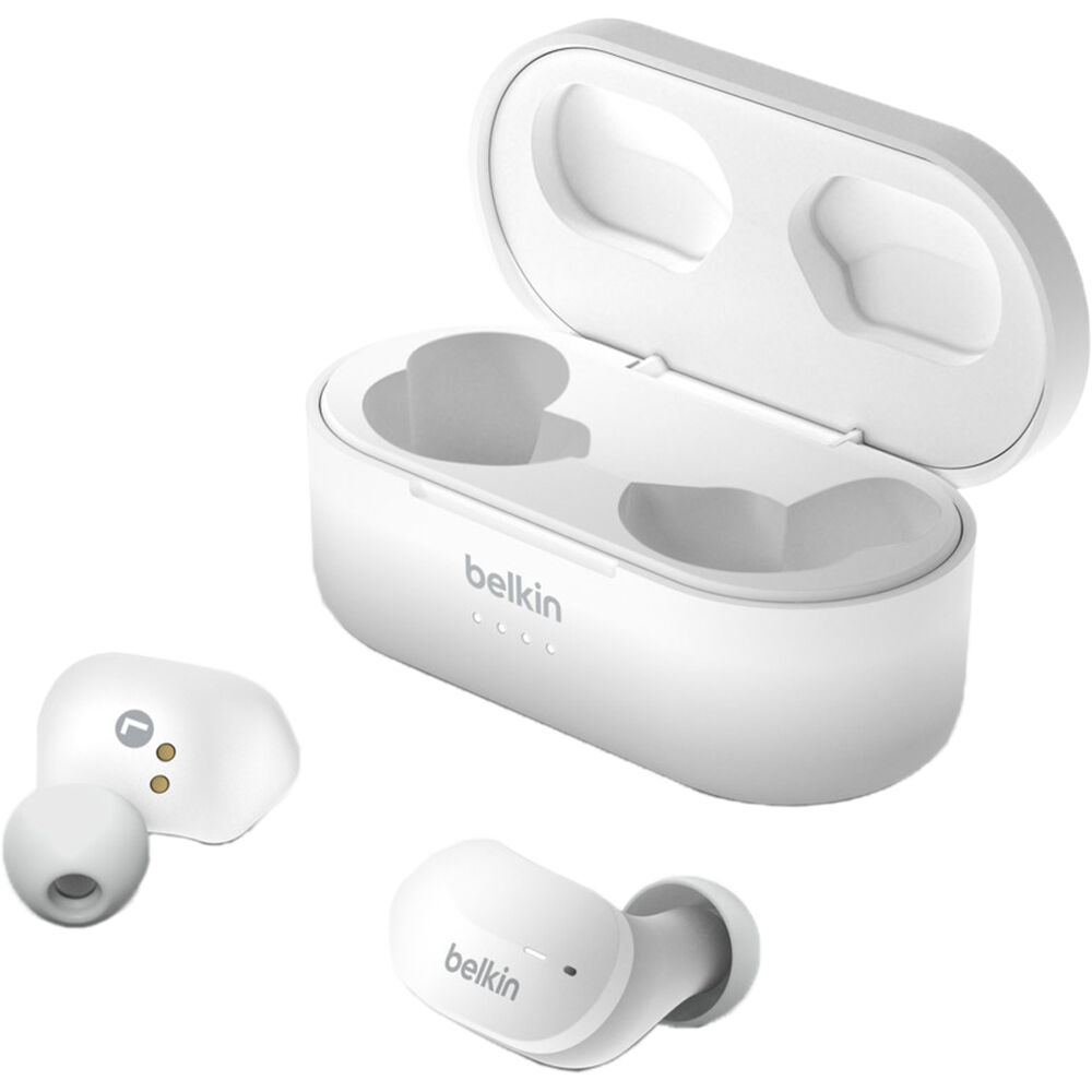 Belkin SoundForm - Auriculares inalámbricos con micro - en oreja - Bluetooth - blanco