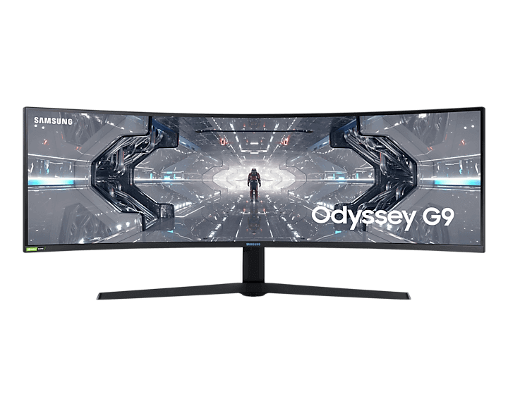 Samsung - LED-backlit LCD monitor - Curved Screen - 49" - 5120 x 1440 - HDMI - Odessey 1000R