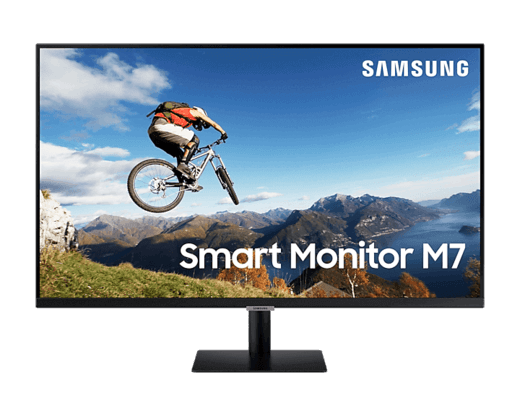 Samsung S32AM702UN - M70A Series - monitor LED - inteligente - 32" - 3840 x 2160 4K @ 60 Hz - VA - 250 cd/m² - 3000:1 - 8 ms - 2xHDMI, USB-C - altavoces - negro