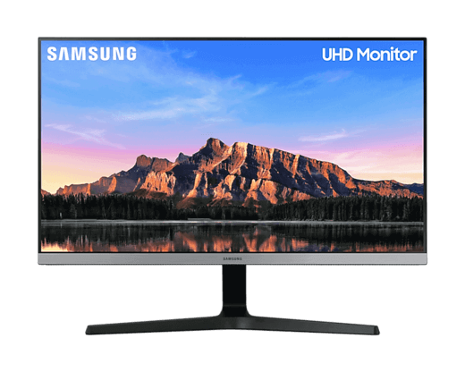 Samsung LU28R550UQLXZP - QLED monitor - 28" - 3840 x 2160 - IPS - Gray