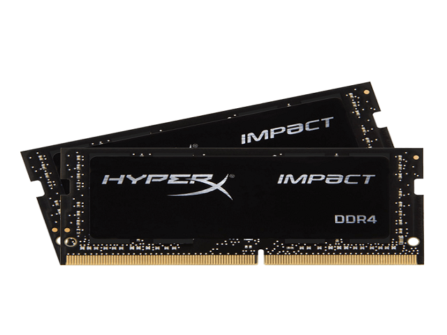 HyperX Impact - DDR4 - kit - 32 GB: 2 x 16 GB - SO-DIMM de 260 espigas - 2666 MHz / PC4-21300 - CL16 - 1.2 V - sin búfer - no ECC