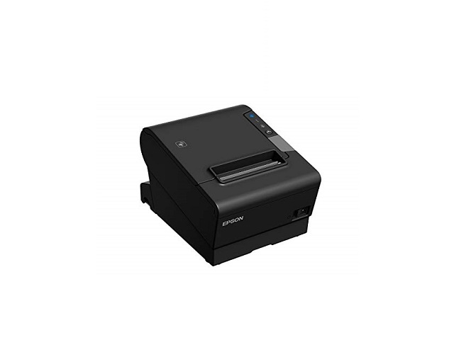 Epson OmniLink TM-T88VI - Receipt printer - thermal line - Roll (7.95 cm) - 180 dpi - up to 350 mm/sec - USB, LAN, Bluetooth 3.0 EDR - black