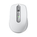 Logitech MX Anywhere 3 - Ratón - laser - 6 botones - inalámbrico - Bluetooth, 2.4 GHz - receptor inalámbrico USB - gris pálido