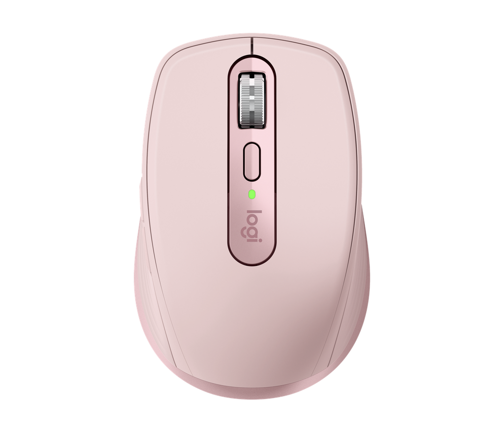 Logitech MX Anywhere 3 - Ratón - laser - 6 botones - inalámbrico - Bluetooth, 2.4 GHz - receptor inalámbrico USB - rosa
