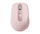 Logitech MX Anywhere 3 - Ratón - laser - 6 botones - inalámbrico - Bluetooth, 2.4 GHz - receptor inalámbrico USB - rosa
