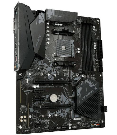 Gigabyte B550 GAMING X V2 - 1.0 - placa base - ATX - Socket AM4 - AMD B550 - USB-C Gen1, USB 3.2 Gen 1, USB 3.2 Gen 2 - Gigabit LAN - Tarjeta gráfica (CPU necesaria) - HD Audio (8-canales)