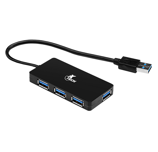 Xtech - Hub - 4 puertos - USB 3.0 XTC-343