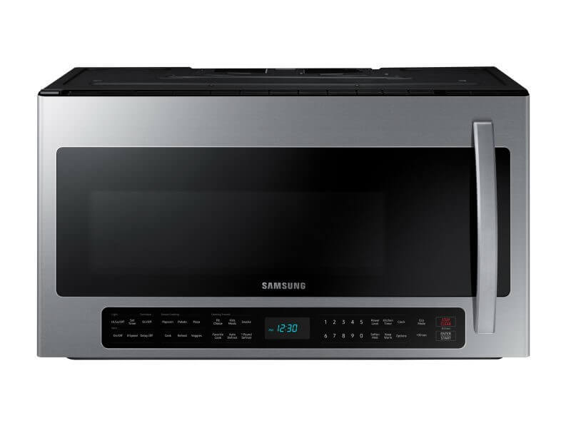 Samsung - Horno microondas - gama alta - 59.5 litros - acero inoxidable con sistema de escape integrado