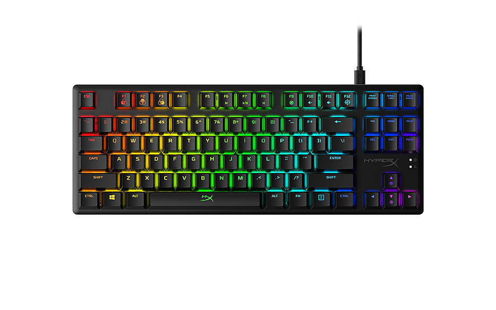 HyperX - Keyboard - Wired - USB - HX-KB7BLX-US